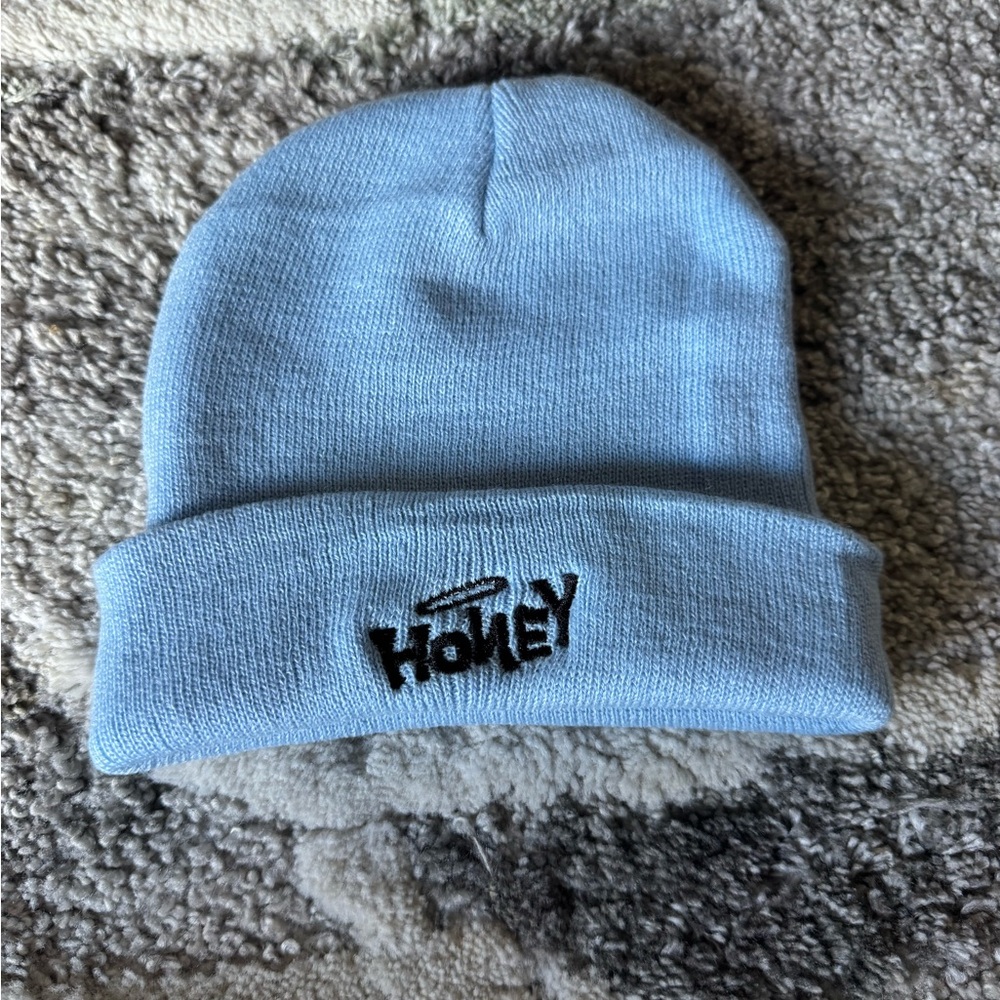Honey Blue Beanie Cap